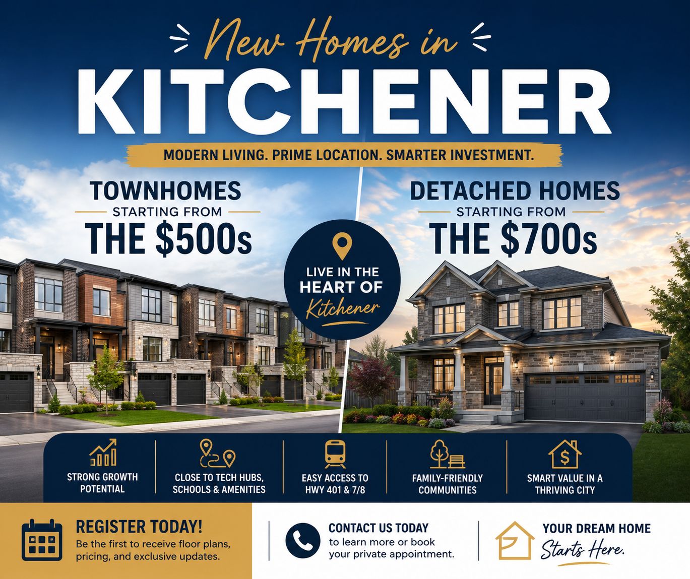 New homes in Kitchener